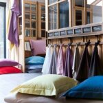 Drap housse uni en percale de coton, bonnet de 40cm, premi�re