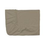Drap housse uni en percale de coton, premiere