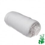 Drap housse viscose bambou - 90x140 couleur - blanc