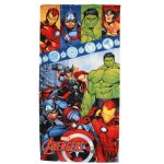 Drap de plage avengers 70 x 140 cm (taille taille unique, couleur bleu)