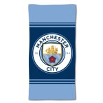 Drap de plage manchester city - 70 x 140 cm (taille 70 x 140 cm, couleur bleu)