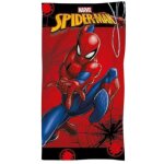 Drap de plage ou serviette de bain spiderman marvel (taille taille unique, couleur rouge)