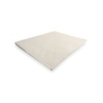 Drap plat en coton 180x290 cm percale ecru, par soleil d'ocre