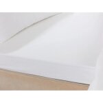 Drap plat daisi double ranforce - blanc