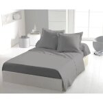 Drap plat - home linge passion - microfibre 82 g - 180 x 290 cm - 1 personne - gris clair