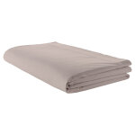 Drap plat piqu� uni en percale de coton