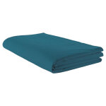 Drap plat piqu� uni en percale de coton
