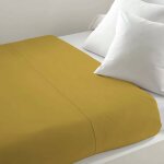Drap plat uni 240x290 cm zzz jaune
