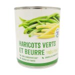Duo de haricots verts et haricots beurre - conserve 800g