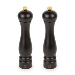 Clermont duo de moulins a poivre et a sel chocolat 24 cm Clermont duo de moulins a poivre et a sel chocolat 24 cm
