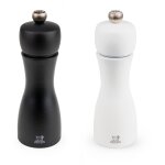 Duo moulins a poivre et sel peugeot sel et poivre duo tahiti blanc bois
