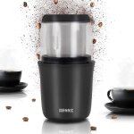 Duronic cg250 moulin  caf lectrique de 250w meule de 75 g 8  12 tasses lames en acier inoxydable ...