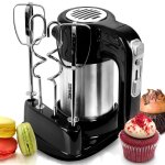 Duronic hm3 batteur lectrique de 300w avec socle de rangement - 2 batteurs / 2 crochets  ptrir - idal ...
