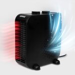 Duronic hv21 radiateur soufflant �lectrique de 2000w 2 r�glages de puissance position verticale ou horizontale ...