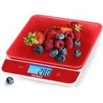 Duronic ks100 rd balance de cuisine rouge capacité de 5 kg bol de 1, 2l inclus large ecran rétroéclairé ... Duronic ks100 rd balance de cuisine rouge capacité de 5 kg bol de 1, 2l inclus large ecran rétroéclairé ...