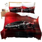 Duvet cover setsets de housse de couette parure de lit personnes rouge voiture mode simplicit�� xcm taies ...