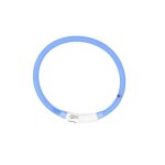 Duvo anneau lumineux seecurity flash light ring usb silicone - 45 cm - bleu - pour chien