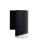 Dyberglarsen ribe applique up down noir mat ip44