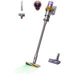 Dyson v15 detect absolute aspirateur - balai 2 en 1 batterie sec hepa sans sac 0, 77 l acier inoxydable ...