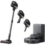 E20 3 - en - 1 robot aspirateur autovidage, 30, 000 pa max, syst�me de filtration a 5 niveaux, charge ...