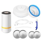 Eas - kit de scellage sous vide electrique pour bocal, ensemble de tuyaux d'accessoires pour le stockage ...