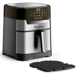 Easy fry & grill digital 2 - en - 1 friteuse sans huile + grill, capacit� 4, 2 l, jusqu�a 6 personnes, ...