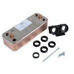 Echangeur sanitaire 16 plaques - diff pour chaffoteaux : 61302409 - 01
