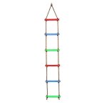Echelle d'escalade pour enfants, simple extr�mit�, 6 echelons, corde d'escalade, equipement d'exercice ...