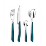 Eclat - m�nag�re 24 pi�ces bleu canard