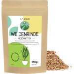 Ecorce de saule blanc thé 250g, ecorce de saule blanc séchée et coupée, thé en vrac Ecorce de saule blanc thé 250g, ecorce de saule blanc séchée et coupée, thé en vrac