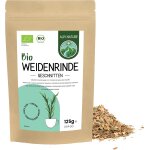 Ecorce de saule blanc thé bio 125g, ecorce de saule blanc séchée et coupée, thé en vrac Ecorce de saule blanc thé bio 125g, ecorce de saule blanc séchée et coupée, thé en vrac