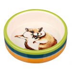 Ecuelle c�ramique pour hamsters - 80 ml / Ø 8 cm, multicolore / cr�me