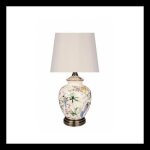Lampe de table - globen lighting - eden - blanc - 1xe27 - 60w