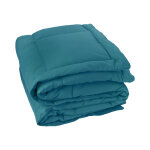 Edredon ou couvre - lit matelass� peau de p�che oekotex