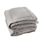 Edredon ou couvre - lit matelass� peau de p�che oekotex