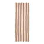 Edredons a rayures bicolore