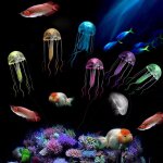 Effet lumineux meduse vive pour aquarium aquarium piscine ornement decoration