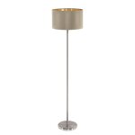 Eglo maserlo - lampadaire a 1 lumi�re, nickel satin�, e27
