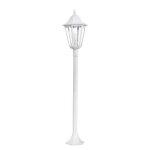 Eglo navedo - lampadaire ext�rieur 1 lumi�re blanc ip44, e27