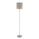 Eglo pasteri - lampadaire a 1 lumi�re, nickel satin�, e27
