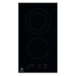 Electrolux domino lhr3233ck vitrocramique noir - 2 foyers