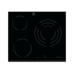 Electrolux ehv6232fok - vitrocramique - 3 plaques de cuisson - niche - largeur : 56 cm - profondeur ...