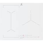 Electrolux eiv63342cw blanc int�gr� 60 cm plaque avec zone � induction 3 zones