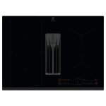 Electrolux kcc73443 noir int�gr� 70 cm plaque avec zone � induction 4 zones hotte int�gr�e