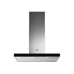 Electrolux lft769x - hotte - chemine plate - largeur : 89. 8 cm - profondeur : 45 cm - evacuation & ...