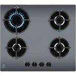 Electrolux plaque de cuisson gaz s�rie 600 gas on glass 60 cm egg64272m miroir