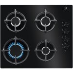 Electrolux plaque de cuisson gaz s�rie 600 gas on glass 60 cm kgg6407k noir
