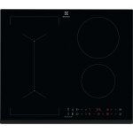 Electrolux plaque de cuisson induction noire s�rie 600 bridge 60 cm zone flexible liv6343 noir