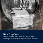 Electrolux sche - linge pompe  chaleur gentlecare 600 8 kg yw6hi821dc