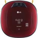 Lg hom - bot square vrd710rrc - aspirateur robot sans sac - rouge rubis